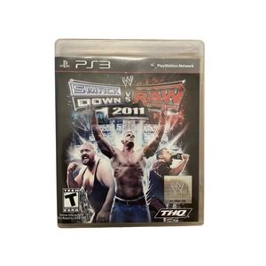 WWE SmackDown vs Raw 2011 Sony PlayStation 3 PS3 Game CIB THQ Wrestling